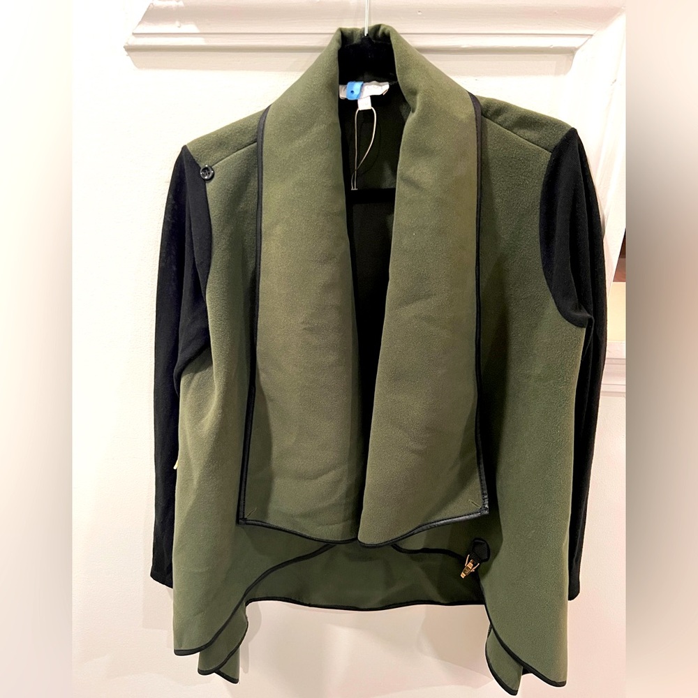 Green and black jacket by Apricot made it Italy